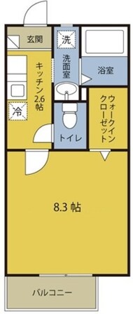 グランドール深大寺の物件間取画像